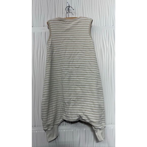 Woolino 4 Season® Baby Sleep Bag with Feet, Merino Wool & Organic Cotton, Birch - Picture 7 of 12